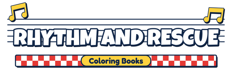 Rhythm and Rescue Coloring Books